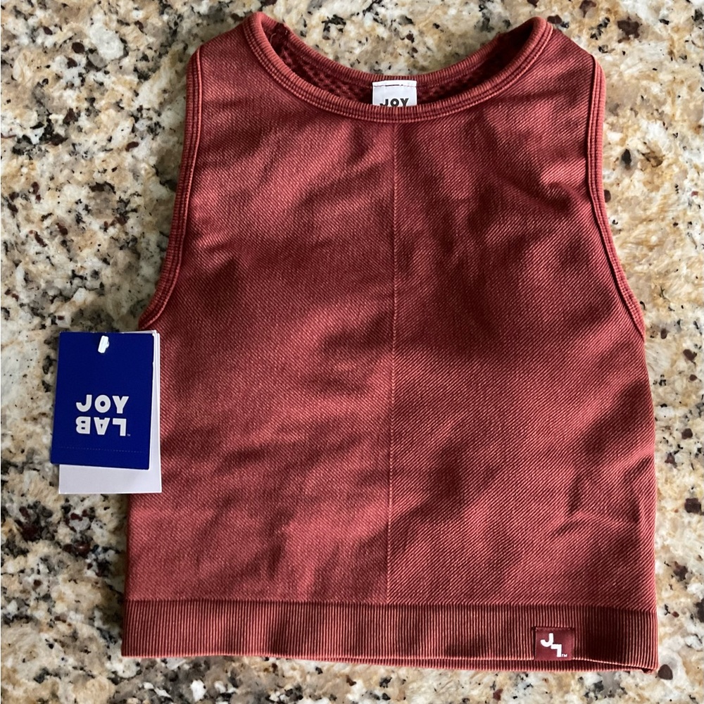 🎁JoyLab Rust Red Sports Bra/Tank Top NWT